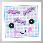Cute Kawaii Bubble Wrap posters
