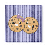 Cute Kawaii Chocolate Chip Cookie Couple magnets