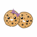 Cute Kawaii Chocolate Chip Cookie Couple photo sculptures