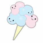 cute kawaii cotton candy photo sculptures