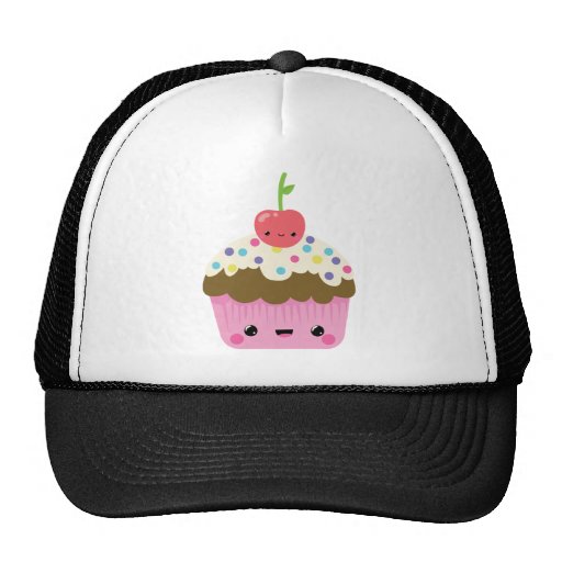 Cute Kawaii Cupcake Mesh Hats
