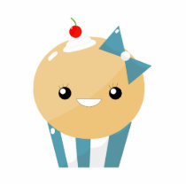 Cute Kawaii Girly Muffin Cupcake Photo Cut Out