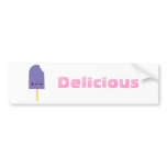 Cute Kawaii Ice Pop Creamsicle bumper stickers