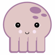 cute kawaii octopus photo cutout