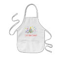 Cute Kids Christmas Apron for Cookie Baking