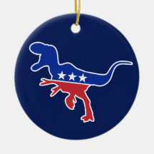 Cute kids dinosaur christmas tree ornaments