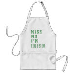 Cute Kiss Me I'm Irish aprons