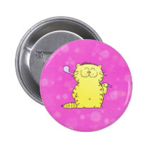 Cute Kitten Golf buttons