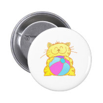 Cute Kitten Play Beach Ball buttons