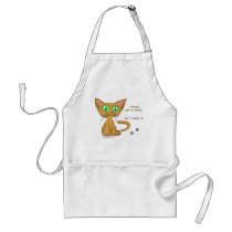 Cute Kitty Ate Your Cookie Apron