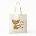 Cute Kitty Ate Your Cookie bags