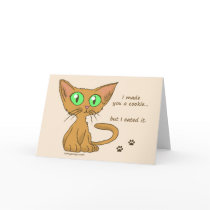 Cute Kitty Ate Your Cookie