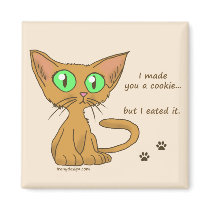 Cute Kitty Ate Your Cookie
