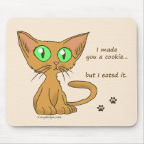Cute Kitty Ate Your Cookie
