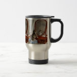 Cute Kitty Cat Vintage Art Thermos - Mug