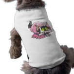 cute kitty cat wrapped in blanket pet tee