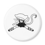 cute kitty dancer doll fridge magnets