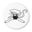 cute kitty doll black magnets