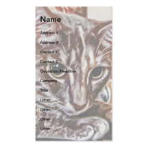 Cute Kitty Face Business Cards