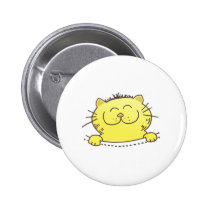 Cute Kitty In A Pocket buttons