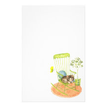 Cute Kitty Stationary Custom Stationery