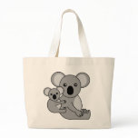 Cute Koala Bear and Baby Canvas Bags