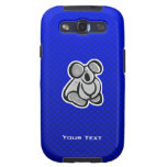 Cute Koala; Blue Samsung Galaxy S3 Case