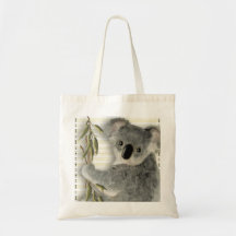 Cute Koala Canvas Bags