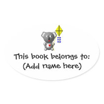 Cute Koala flying a kite