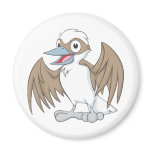 Cute Kookaburra Laughing Cartoon magnets