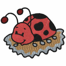 Cute Ladybug in Dirt