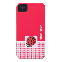 Cute Ladybug iPhone 4 Cases