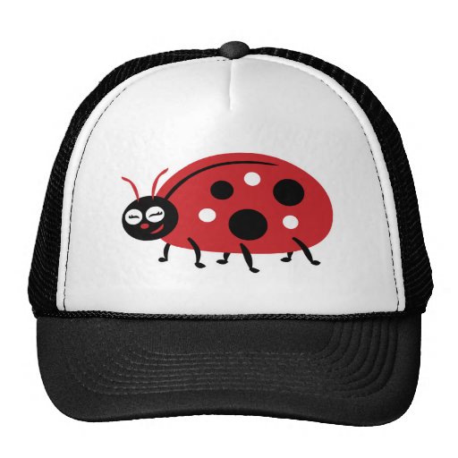 Cute Ladybug Mesh Hats