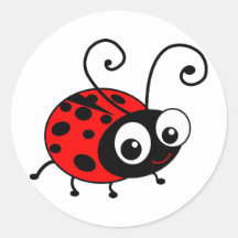 Cute Ladybug Sticker