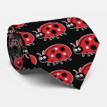 Cute Ladybug Custom Tie