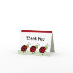 Cute Ladybugs Thank You Card