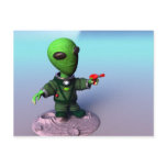 Cute lil Alien Postcard