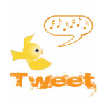 Cute Lil Bird Singing a Happy Song, Tweet  T-Shirt