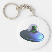 Cute Lil UFO Keychain