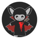 Cute Lil Vampire Bat stickers