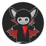 Cute Lil Vampire Bat stickers