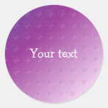 Cute lilac star design stickers