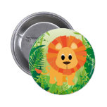 Cute Lion Button