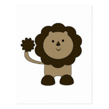 Cute Lion Postcard