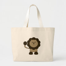 Cute Lion Tote Bag