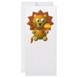 Cute lion with lollipop! rack cards