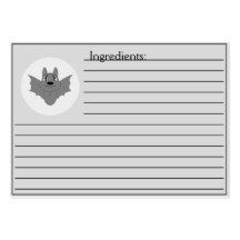 Cute Little Bat Business Card Templates