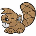 Cute Little Beaver embroidered shirts