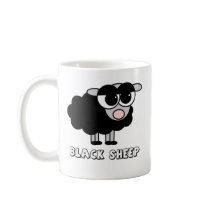 Cute Little Black Sheep Coffee Mug
