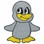 Cute Little Blue Penguin embroidered shirts